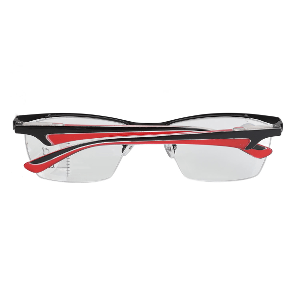 Presbyopiske briller Blått lysblokkerende multifokus Høydefinisjonslesebriller for TV-titting Røde ben +300