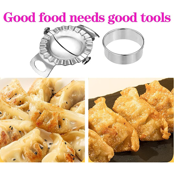Dumpling Maker i rostfritt stål, köksredskap, maskin, Moule a Ch