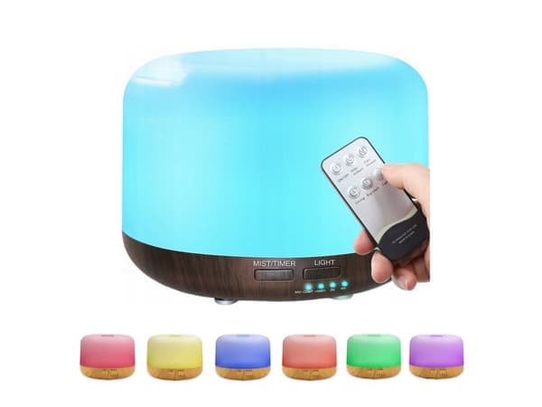 Luftfukter / Duftspreder - Aromalampe med RGB-belysning—pa