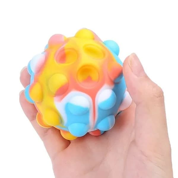 3D Pop It Fidget Sensoriske Leker Fidget Ball for Barn