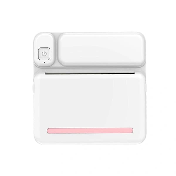 Termisk Bærbar Bluetooth-printer 57mm Mini Trådløs POS Termisk Billedfotoprinter Til Android IOS Mobiltelefon Pink