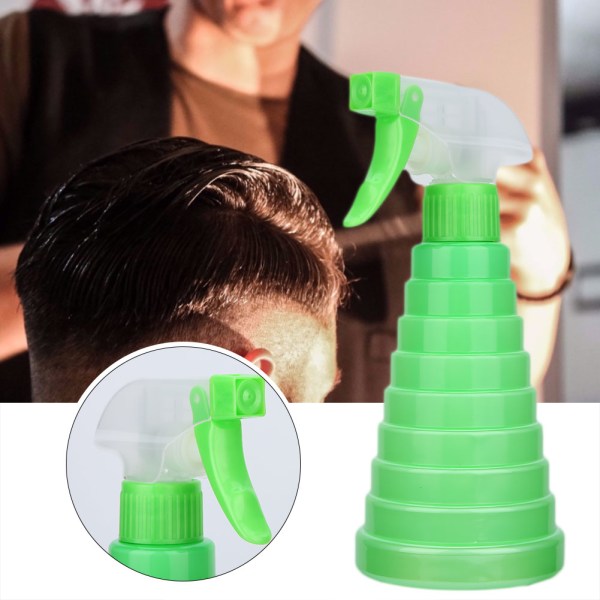 400 ml Vintage påfyllbar vannsprøyte Barber Frisør Spray Flaske Hair Tool Green
