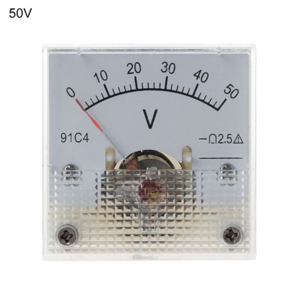 DC voltmeter Analog panelmåler 0-50V 0-50V 0-50V 0-50V