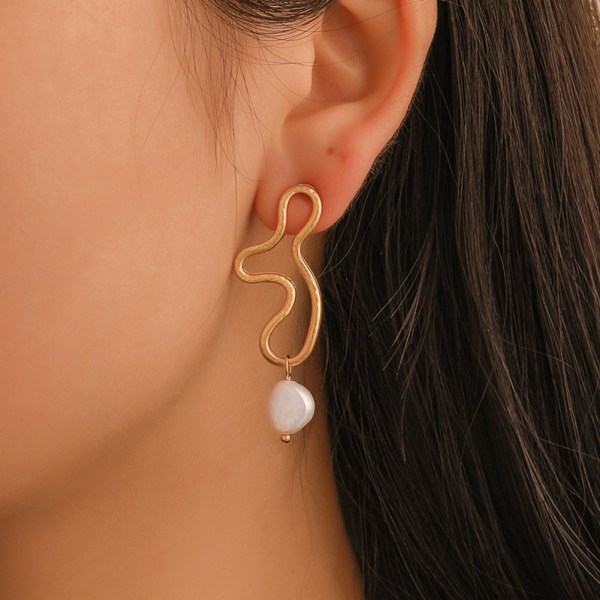 Udsøgt mode personlighed kvinder piger perle eardrop øreringe smykker gave