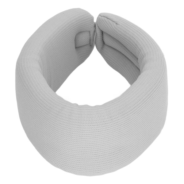 Nakkebøyle grå nylon høy elastisk svamp Hake krumning Design Nakkestøttepute for Home M