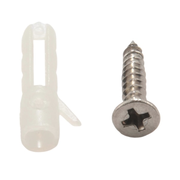 24 stk. 3/4 x 1 tomme Skilt Holdere Avstandsskruer Vegg Avstandsholdere Skruer Monteringsutstyr Adverti.pa