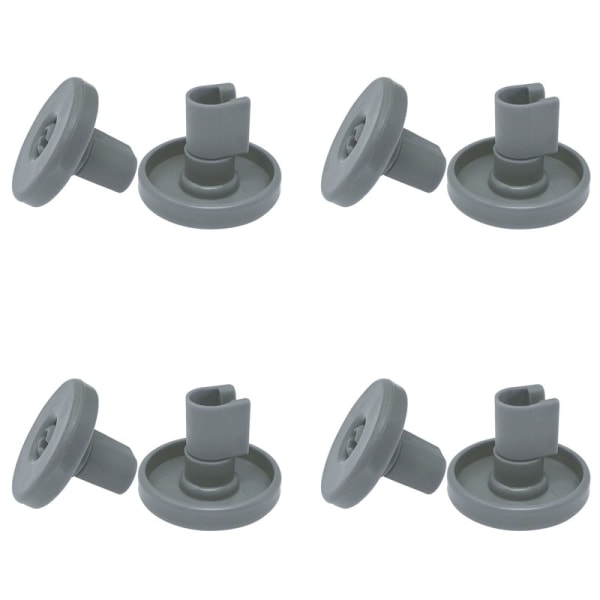 INF Astianpesukoneen korin pyörät 8 kpl AEG, Privileg, Zanussi Tummanharmaa 40 mm