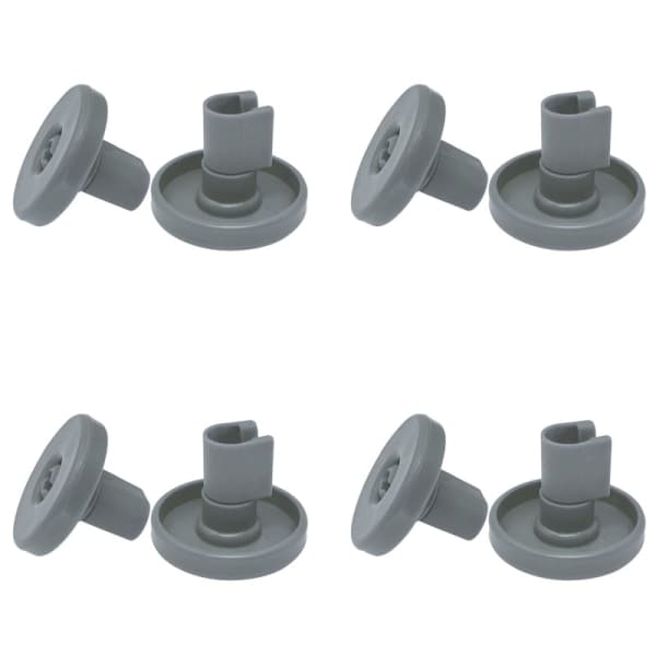 Korghjul för diskmaskin, 8-pack, AEG, Privileg, Zanussi, mörkgrå, 40 mm