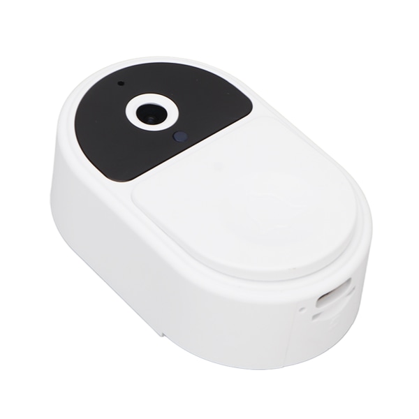 Trådlös dörrklocka Kamera Smart Säkerhet Ultratydlig vidvinkel Wifi Video dörrklocka Kamera 1000mAh Batteri Vit