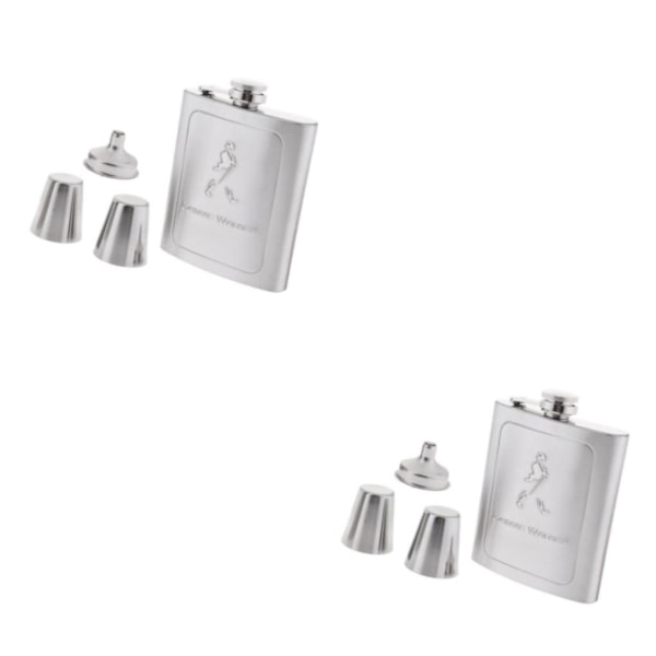 1/2/3 7oz Rostfritt Stål Höftkolv Set Fickkolv för med Type C Type C 2Set