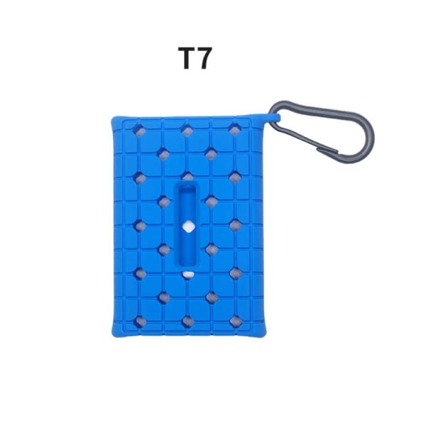 Hårddiskfodral Case CASE FÖR SAMSUNG T7 Blå För Samsung T7-För Samsung T7 Blue For Samsung T7-For Samsung T7