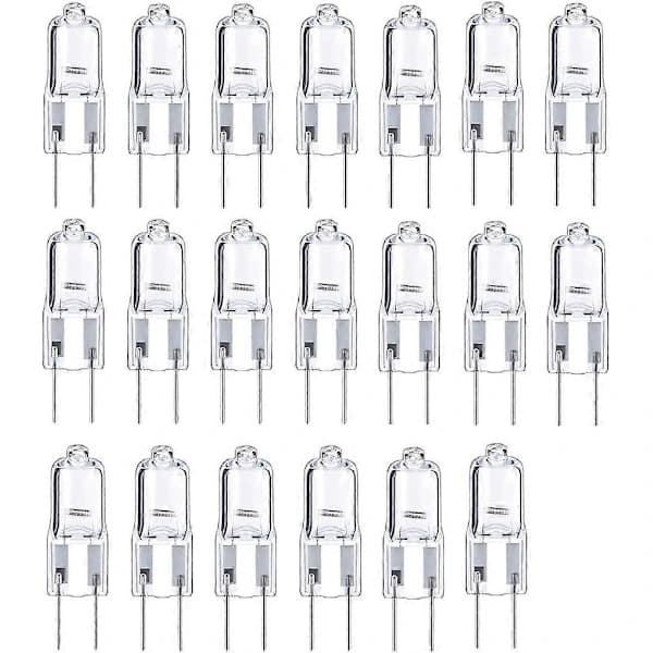 10 st G6.35 20W Dimbara Halogenlampor 12V Varmvit 2700K