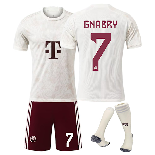 2324 Bayern Hemma Matchtröja Serge Gnabry Jersey No. 7 18 7 Gnabry