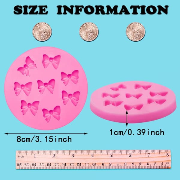 2 dele rosetter Form Fondant Chokoladeforme