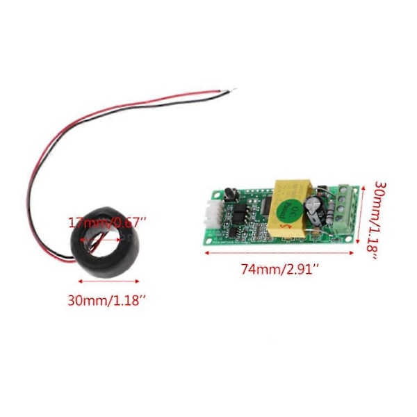 PZEM-004T Enkeltfaset Strøm Energimåler TTL Modbus AC 220V 100A Spænding Strøm Watt Kwh Amperemeter.pa