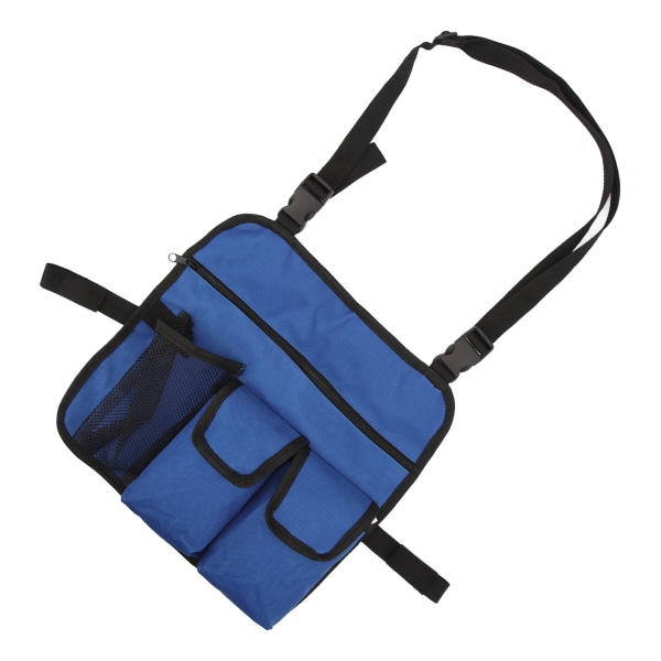 Beach Chair Armstödsväska 600D Oxford Cloth Multifunktionell Outdoor Stol Organizer för Camping Blue