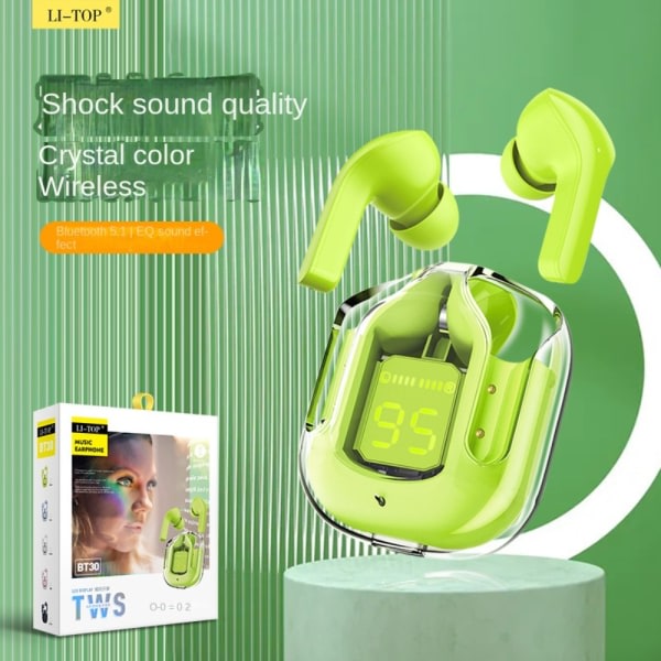Trådløse hovedtelefoner Bluetooth hovedtelefoner GRØN grøn green