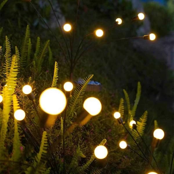Vedenpitävä Firefly Solar LED -valo ulkokäyttöön puutarhakoriste