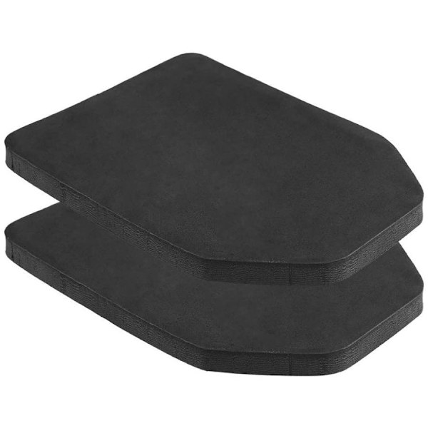 Skyddsplatta, 2-pack skyddsplattor för taktisk väst Inre platta EVA-skum ryggsäcksinsats för CS-spel paintball jakt Airsoft Skottsäker