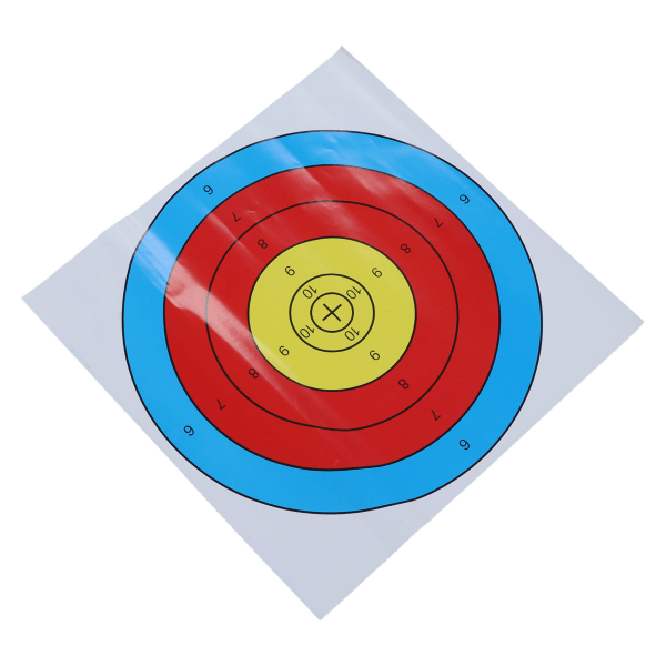 30 STK skydepapir fortykket belagt papir bueskydningspapir mål for konkurrencedygtig recurve