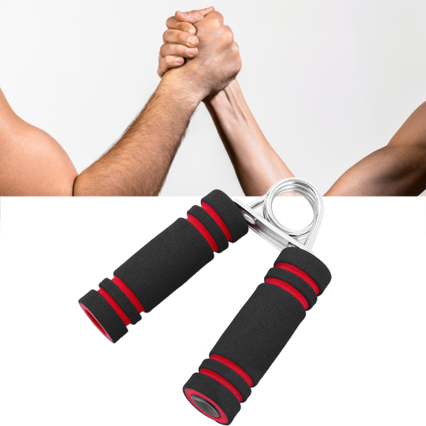 Hand Grip Strengthener Grip Strength Trainer Skumhandtag Anti-Slip Underarm Träningsutrustning för Fitness Barn Äldre Röd