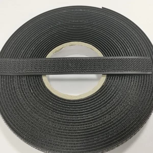 38mm x 25m självhäftande kardborreband, nylon