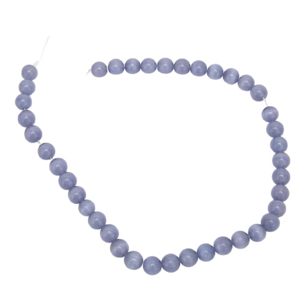 10 mm smykker DIY rund perle Utsøkt Elegant naturstein perle for armbånd Halskjede MakingLight Violet