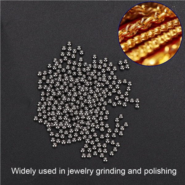 Metal polering perler polering kugle til rulle polermaskine smykker tilbehør (#2)