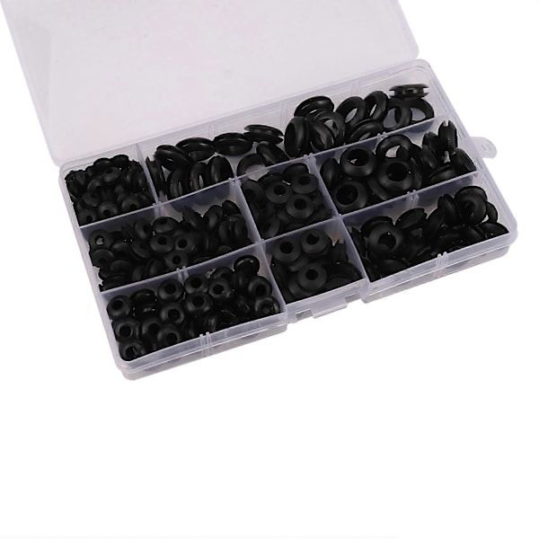 520 stk. Gummigennemføringssortiment Ledningsspole Trådpakning M3 / M4 / M5 / M6 / M8 / M10 / M12.pa