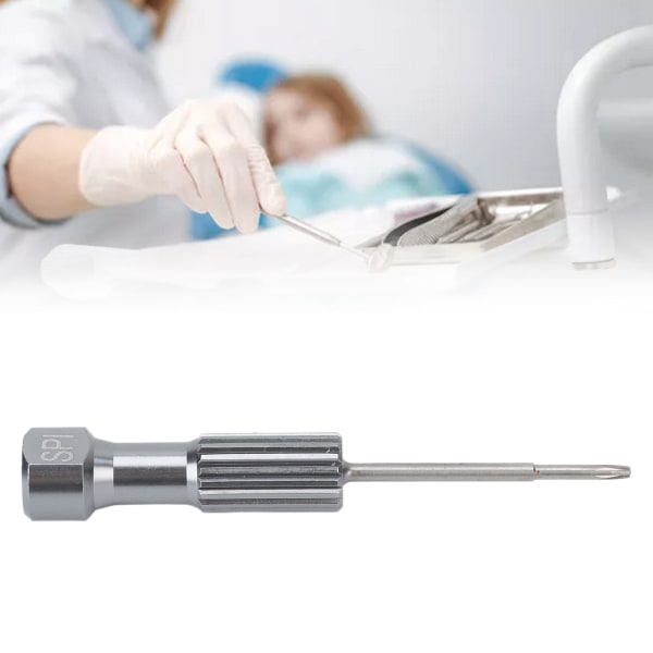 Dentala implantatskruven i rostfritt stål Professionell bärbar drivrutin, tillbehör till implantatskruvmejsel