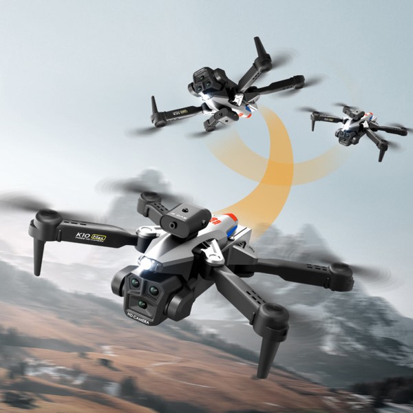 3 kamera HD antenne drone hindring unngåelse RC Drone Optical Flow Quadcopter leketøy