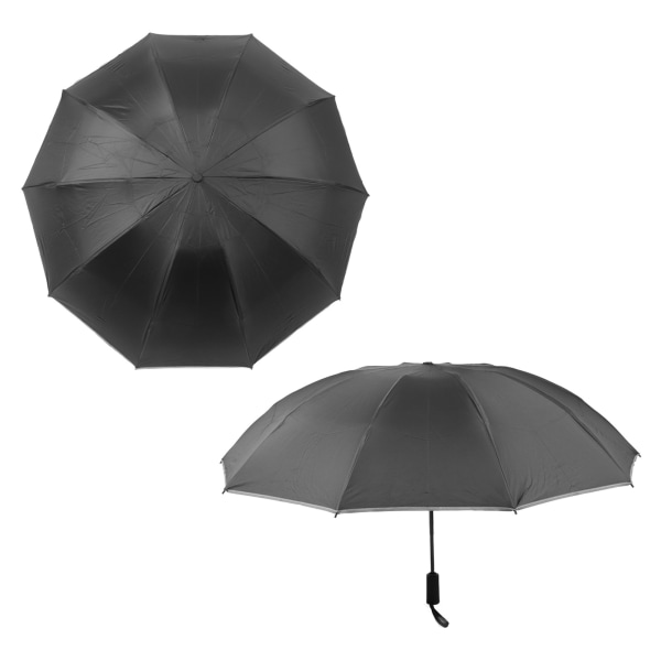 Inverterat omvänt paraply Automatiskt solskydd UV-blockerande hopfällbart paraply för män kvinnor