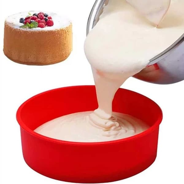 Suuri Pyöreä Silikoni Kakkuvuoka 20cm—pa