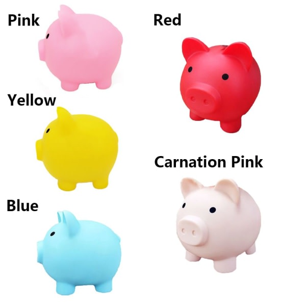 Piggy Bank Piggy Cash Bank nellike rosa 8x10x9,4cm carnation pink 8x10x9.4cm