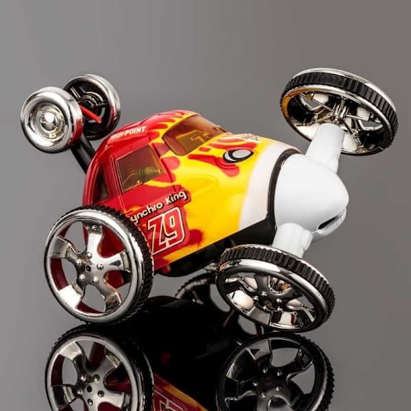 Zoom Spinster Stunt-auto - Punainen radio-ohjattava auto