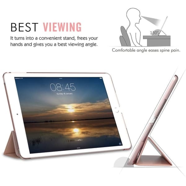 iPad Air 2 Smart Cover Case skall Roségull—pa