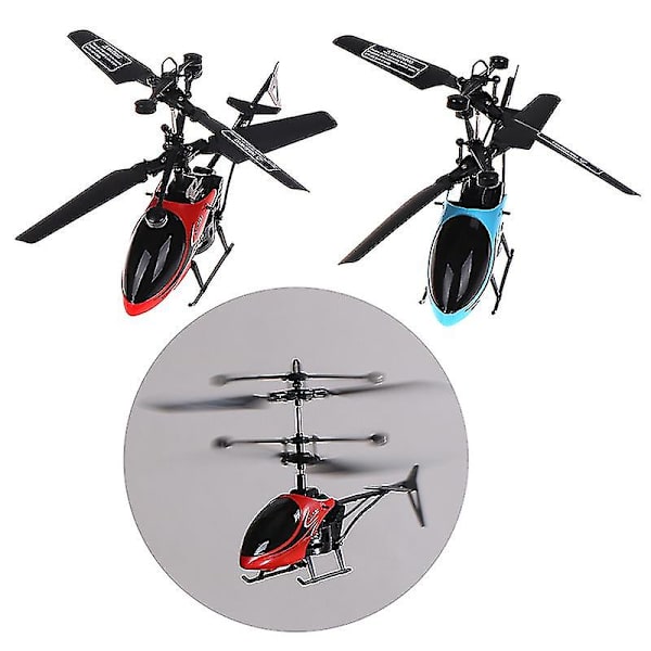 RC Helikopter Mini RC Drone med Gyro, Krocktålig RC Leksak för Pojkar, Barnpresent