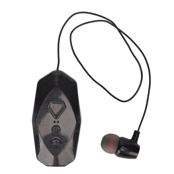 Klips på trådløs øreplugg Enkelt øre Lang batterilevetid Strøm Display Krage Clip Bluetooth-hodesett for kontorbedrifter