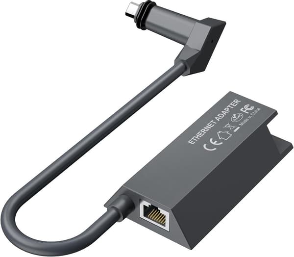 Starlink Ethernet-adapter til V2 rektangulær satellitmodtager - Gigabit til RJ45 hurtig og stabil netværksforbindelse til Actuated Gen 2 Black_yu