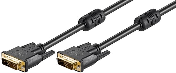 DVI-D Full HD -kaapeli Dual Link, kullattu