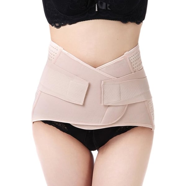 Elastisk forlossningsbälte for kvinder 95 cm justerbart postpartumbälte Gravidbälte Midjestøttesband for bantning af gørdel bantning Cincher