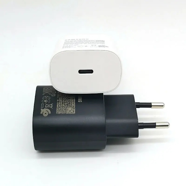 Samsung Laddare 25W Supersnabbladdningsadapter 1.8M Typ C-kabel för Galaxy S20 S21 S22 S23 S24 Ultra Z Flip Fold 6 5 4 3 2 (PA) White-With 3A Cable
