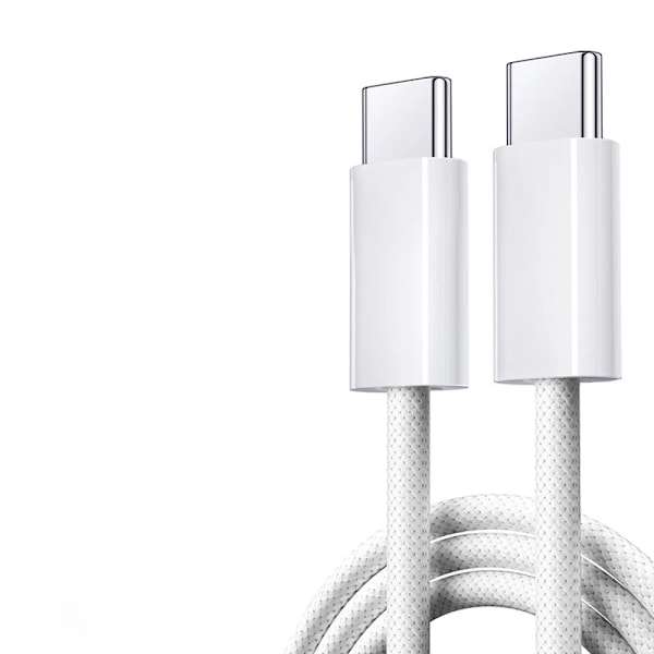 2023 Original USB C-kabel for iPhone 15 Pro Max iPad PD 65W 45W 25W Turboladning Type C Hurtiglader for Samsung S23 S22 Grå
