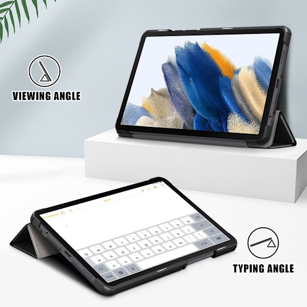 Samsung Galaxy Tab A9 Deksel Tri-fold Svart