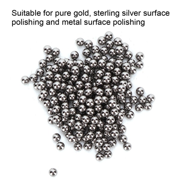 Metal polering perler polering kugle til rulle polermaskine smykker tilbehør (1,5 mm)