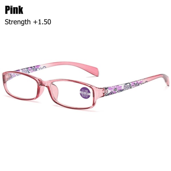 Lesebriller Presbyopiske briller ROSA STYRKE +1,50 rosa Styrke +1,50-Styrke +1,50 pink Strength +1.50-Strength +1.50
