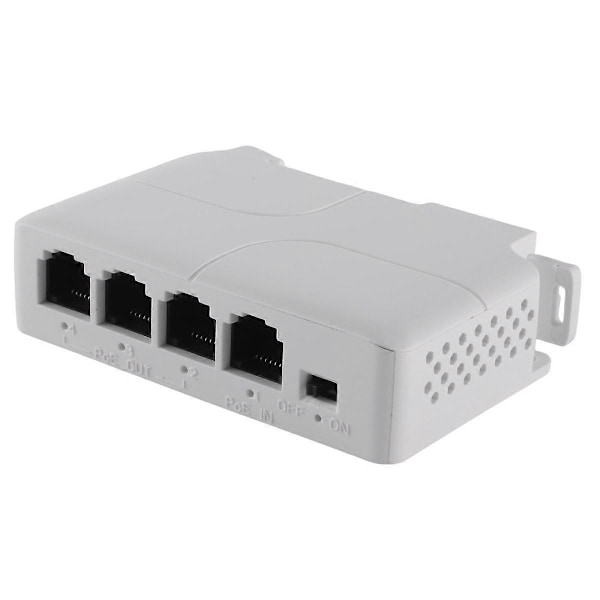 1 til 3 Port PoE Extender Passiv Kaskadekoblet IEEE802.3Af for IP Port Overføringsforlenger for POE S.pa