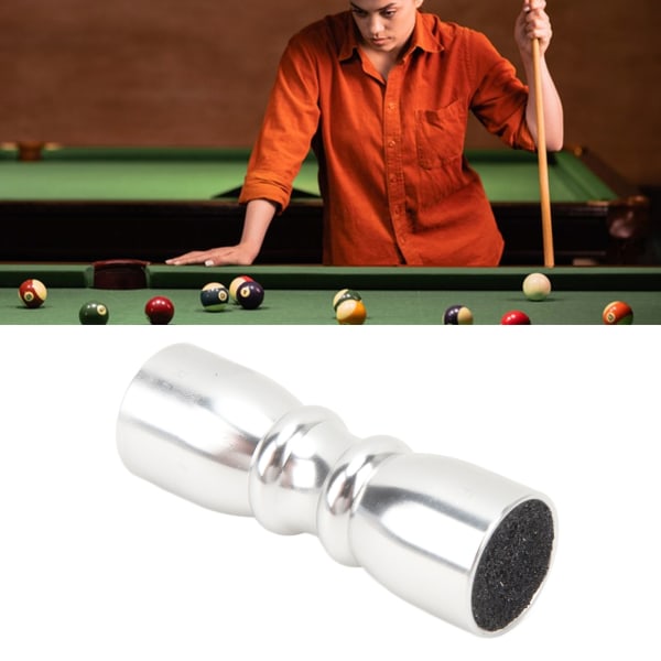 3 in 1 Pool Cue -kärkityökalu Alumiininen Universal ammattimainen allaskiekon muotoilija biljardikippiin hopea