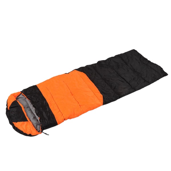 Elektrisk oppvarming Sovepose Dun bomull Enkel USB Oppvarmet termisk sovepose Kicksikker for utendørs camping Orange