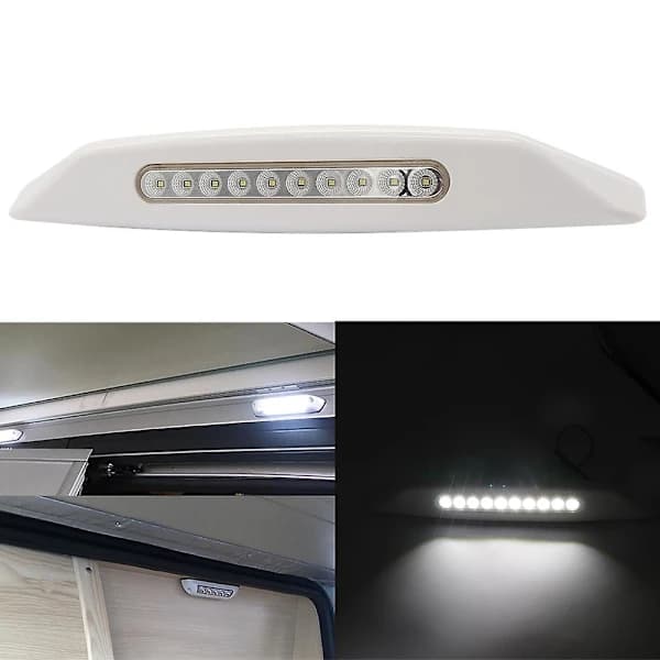 12V LED Markiselampe Vandtæt Udendørslampe Lysrampe til Autocamper Campingvogn RV Van Camper